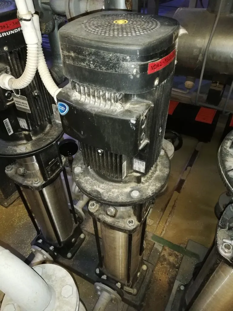 Поочередная работа насосов Grundfos СR